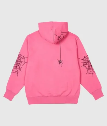 Palace Sp5der Zip Hoodie ‘Shock Pink’ Palace Logo back