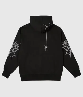 Palace Sp5der Zip Hoodie Black Palace Logo